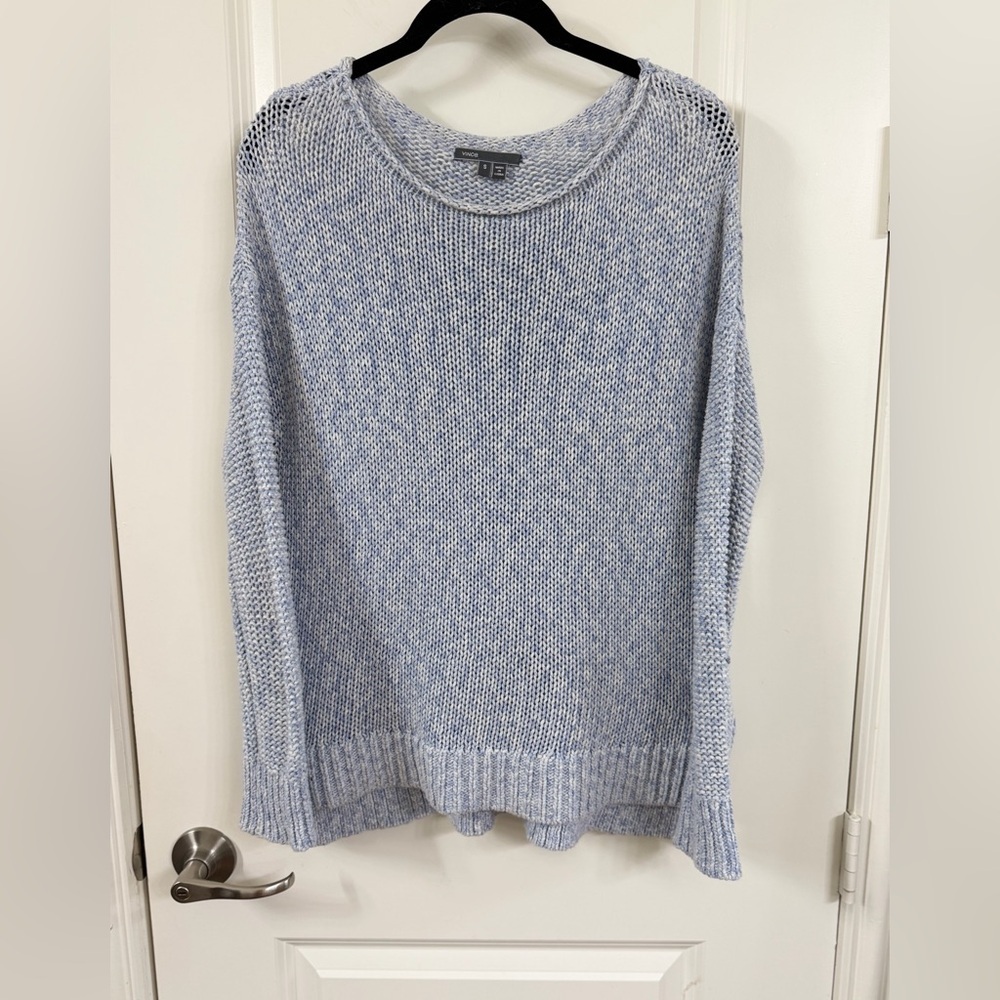 Vince Light Blue Crew Neck Sweater